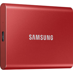 Samsung T7 Portable SSD Drive [500GB](Metallic Red)