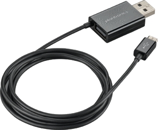 2 In 1 Charging Cable USB Black