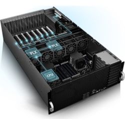 Asus 4RU Barebones Server, ESC8000 G4, 8x GPU Compatible, Dual Xeon Socket, 24 x DIMM, 6 x 2.5 inch HDD Bays, iKVM, 1600w RPSx 3, 8x PCI-E 3.0 x 16