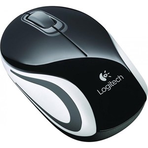 LOGITECH M187 WIRELESS MINI MOUSE - BLACK