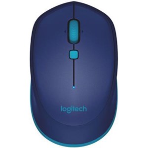 Logitech 910-004534, M337 Blue Bluetooth Mouse Blue Compact design Curved shape with rubber grip Smart control and easy navigation, 1 Year, LOG MSE M337-BLUE