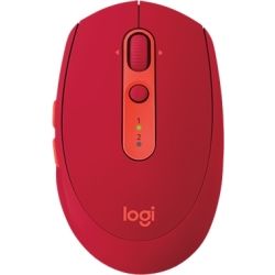 LOGITECH M585 WIRELESS MOUSE,MULTI-DEVICE, UNFYING RECEIVER OR BLUETOOTH-RUBY-1YR WTY