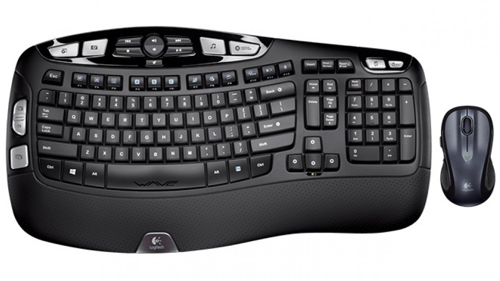 Logitech MK550 Wireless Wave Desktop Combo Keyboard and Mouse