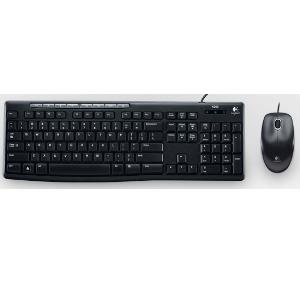 LOGITECH MK200 WIRED MEDIA KEYBOARD AND MOUSE COMBO - 3YR WTY