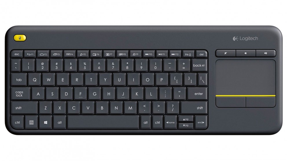 Logitech Wireless Touch Keyboard K400 Plus - Blackreplaces K400r Black