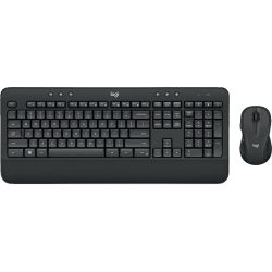 Logitech 920-008696, MK545 Wireless Desktop Keyboard Mouse Combo, 3 Year battery life, comfortable palm rest & adjustable tilt legs Laser-grade, 1 Year, LOG KBD MK545