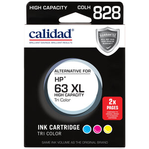 Calidad High Yield Alternative Ink Cartridge for HP 63XL (Tri-Colour)