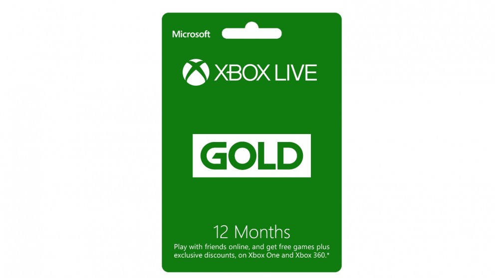 Xbox Live 12 Month Gold Membership