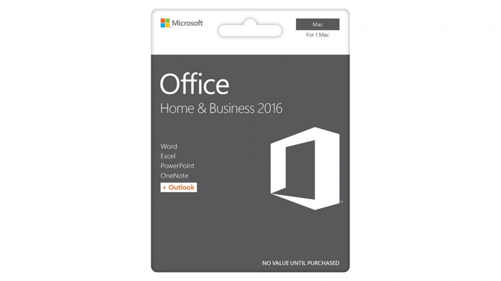 Microsoft Office Mac Home and Business 2016