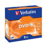 DVD-R 5pk Jewel Case
