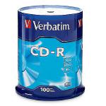 Verbatim Krusell 95144 CD-R Silver Inkjet Printable Surface (100Pk)