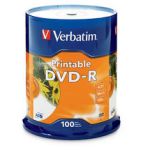 Verbatim 95153 White InkJet (100Pk)