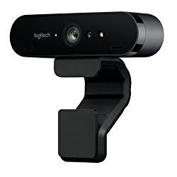 LOGITECH BRIO 4K ULTRA HD AUTO FOCUS INFRARED SENSOR WEBCAM - 5X DIGITAL ZOOM - 3 WTY