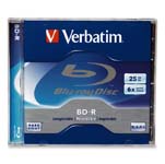 Verbatim BD-R Blu-Ray 25GB 4x 1pk