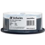 Verbatim 97334 Printable Dual Layer 50GB Blu-Ray Discs 25 Pack