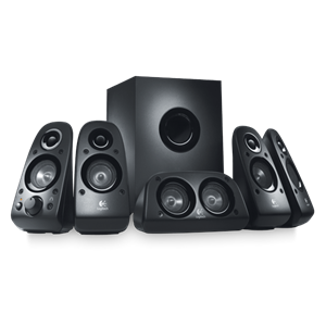 Logitech Z506 5.1 Surround Sound Speakers for PC PS3 Xbox 360 Wii iPod DVD player 3D Stereo 75 watts (RMS) Ported, down-firing subwoofer