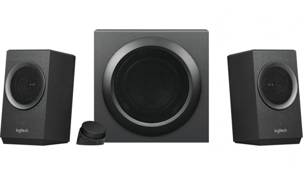 LOGITECH Z337 2.1 SPEAKER SYSTEM WITH BLUETOOTH, RMS(40W),3.5MM(1), RCA(1),BLACK,1YR WTY