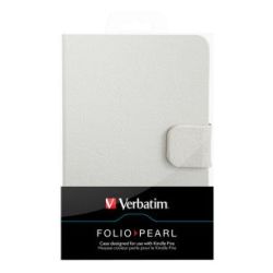 Verbatim Folio Case for Kindle Fire - Pearl White