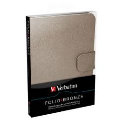 Verbatim Folio Case for Kindle Fire - Bronze