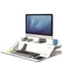 0009901 Lotus Sit Stand Workstation White