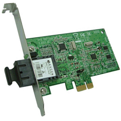 PCI-e 100Base-FX Multimode NIC (SC) with ASF