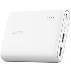 ANKER POWERCORE 10,400MAH PORTABLE USB POWERBANK WHITE