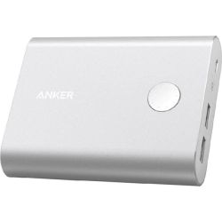 ANKER POWERCORE+ 13,400MAH PORTABLE USB 3.0 POWERBANK SILVER