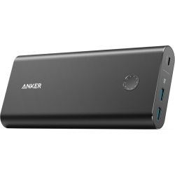 ANKER POWERCORE+ 26800MAH PORTABLE USB POWERBANK BLACK (NO AU WALL PLUG)