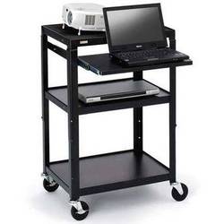 AV Notebook & Projector Cart Adjustable Top Shelf