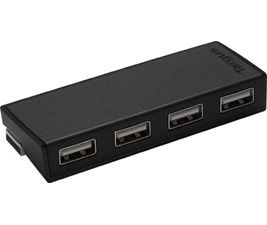 TARGUS ACH114AU, 4 PORT VALUE HUBEXPAND1 USB PORT TO 4CABLE STORES UNDER HUB FOR TRAVEL