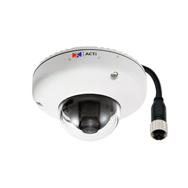 ACTI-E920M 5MP OUTDOOR MINI DOME M12 CONNECTOR POE F1.9MM/F2.8 1080P/30FPS