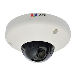 ACTi E93 5MP Indoor Mini Dome 1080p, 30fps, microSD, WDR PoE, F2.93MM/F2.0, H.264 DNR