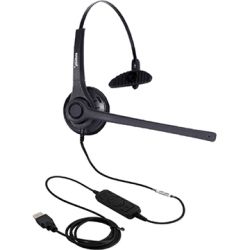 Addcom (ADD-20) USB Monaural Headset Lync Compatible