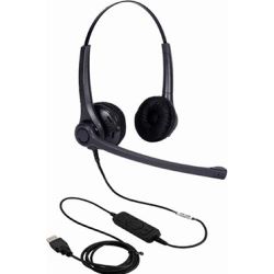 Addcom (ADD-30USBLync) Lync Compatible USB Binaural Headset