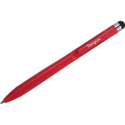 Stylus & Pen with Embedded Clip - Red
