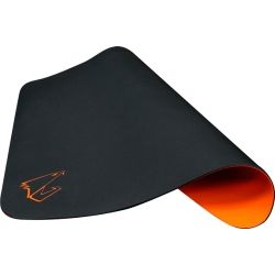 Gigabyte AORUS AMP300 Hybrid Gaming Mouse Pad Fabric Black Surface Organse Silicon Base Heat Molding Edge Spill-Resistant Washable 324x273x1.8mm