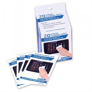 Screen Cleaning Wipes 20 pack  in Handy Portable Package