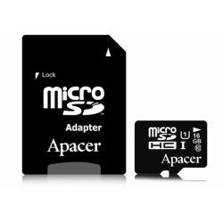 Apacer Micro SDHC UHS-I 16GB Class 10 - with Adapter Retail Pack