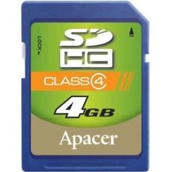 Apacer 4GB SDHC Class 4