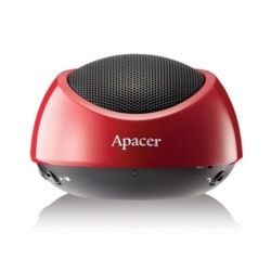 Apacer Bluetooth Speaker WS211 Red Retail Pack with Carry Case, Support NFC in Android