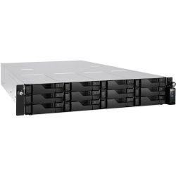 Asustor 24 Bay 2U Rack NAS, Intel Celeron Quad-Core, 4GB SODIMM DDR3L, GbE x 4, USB 3.0 x 4, WoL, System Sleep Mode, AES-NI Hardware encryption