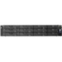 Asustor 12-Bay 2U Rack mount NAS, Redundant power supply, Intel Xeon E3-1245v3 3.4GHz (Quad Core), GbE x 4 (w/ link aggredation), USB 3.0