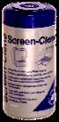 Screen-Clene Wipes - Moist anti-static cleaning wipes for monitors, laptops and anti-glare filters. Safe to use on all coated glass (including TFT and LCD) and polarising filters. Non smearing &