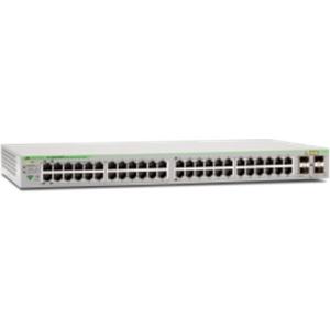 Allied Telesis 48-Port WebSmart Gigabit Switch with PoE and 4x Combo SFP Bay, 24x Port PoE+ Capable