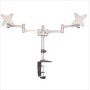 Astrotek Monitor Stand Desk Mount 43cm Arm for Dual Screens 13 inch-27 inch 15kg 15 tilt 180 Swivel 360 rotate VESA 75x75 100x100