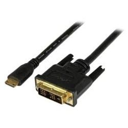 Astrotek Mini HDMI to DVI Cable 1.4m - 19 pins Male to 24+1 pins Male 30AWG OD6.0mm Gold Plated Black PVC Jacket RoHS LS