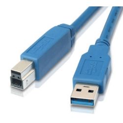Astrotek AT-USB3-AB-1M, USB 3.0 A-B Cable, Blue, 1m