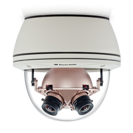 8.0 Megapixel Day/Night H.264/MJPEG 360  Camera, 6400x1200, 4 x 4mm MP Lens, Surface/hard-ceiling mount, Indoor/Outdoor, IP66