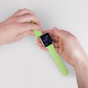Apple Watch Band 42mm Silicone Sports in GREEN