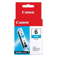 Canon BCI6C Cyan Ink Cartridge - GENUINE
